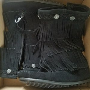 Little girls boots new never worn